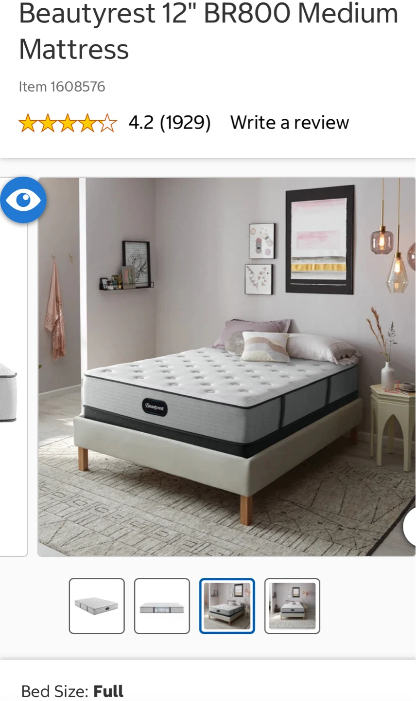 Beautyrest BR800 Medium Mattress - Full Size - photo 2