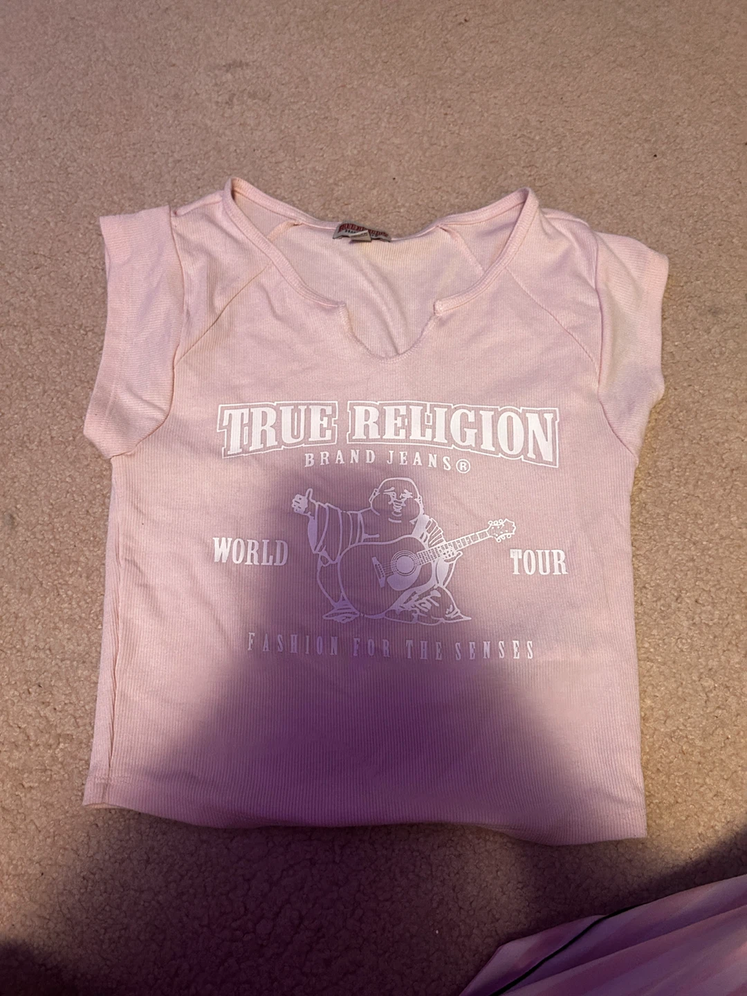 True Religion Pink Graphic T-Shirt