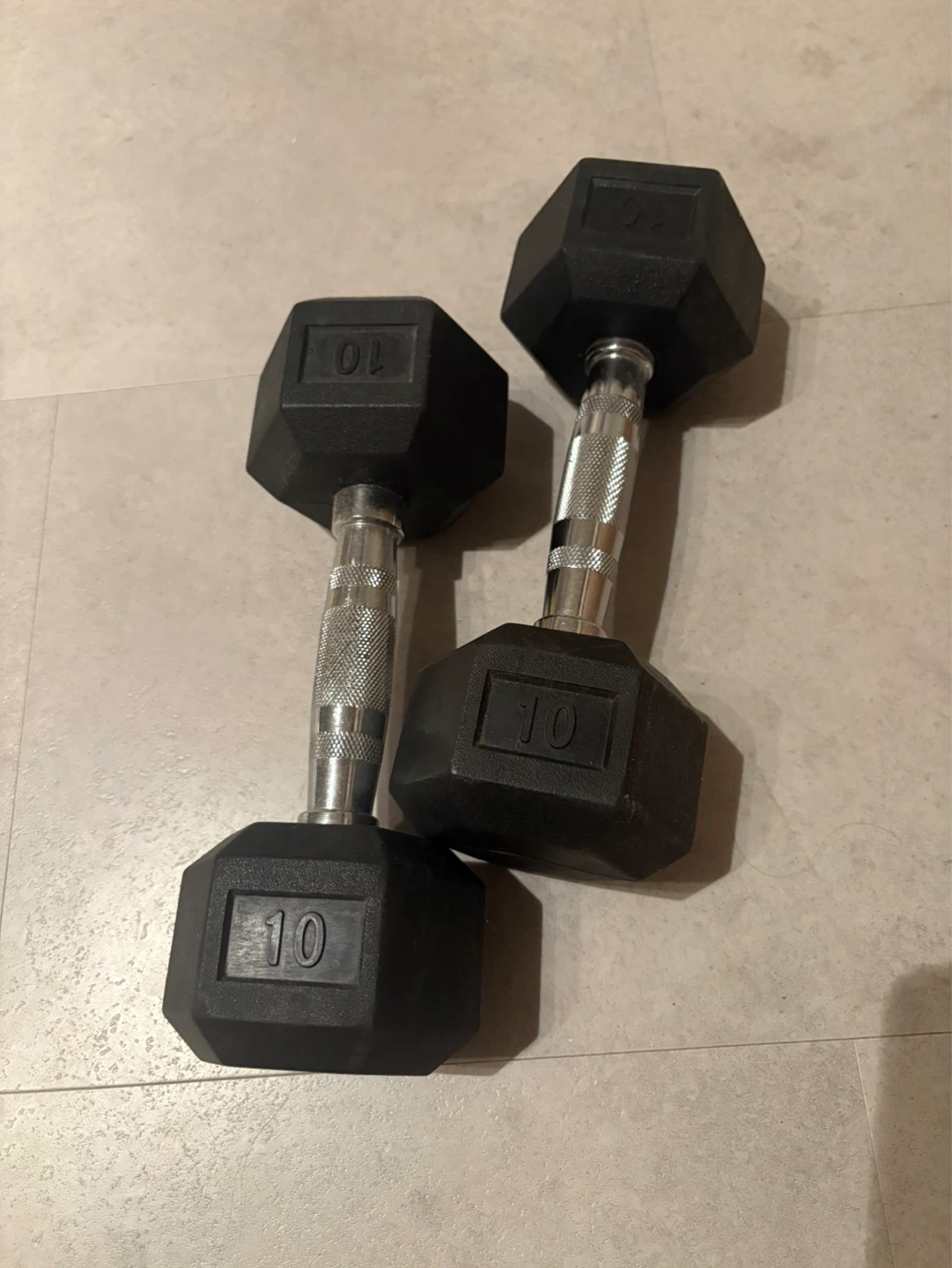 Moving Sale - Pair of 5 and 10 lb Dumbbells - photo 2