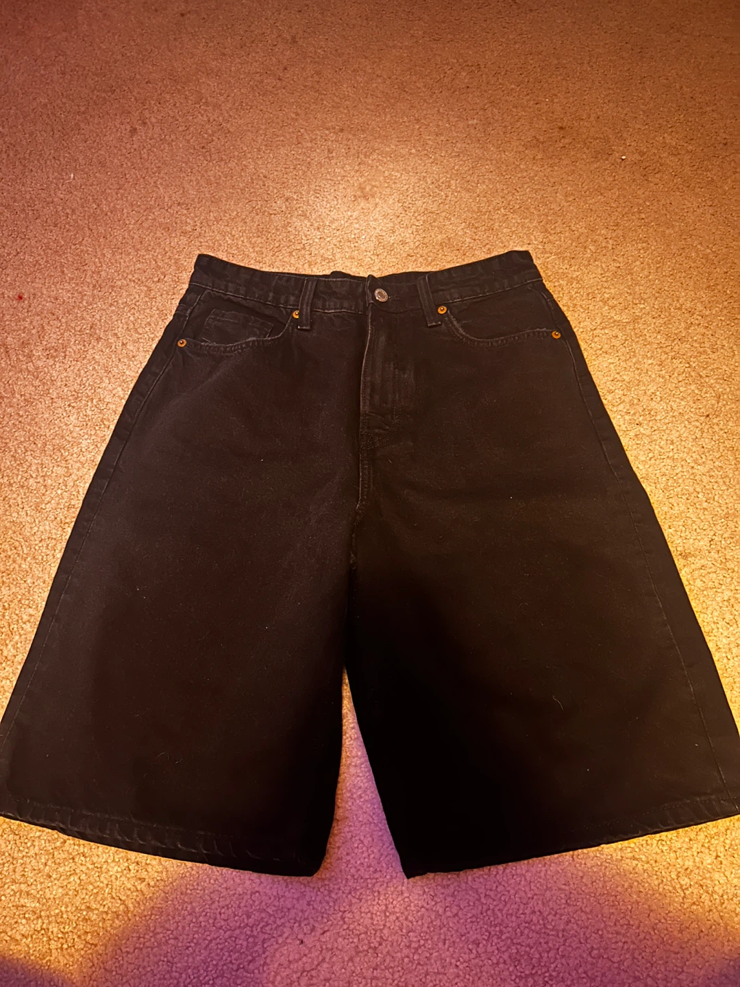 Black Baggy Jorts