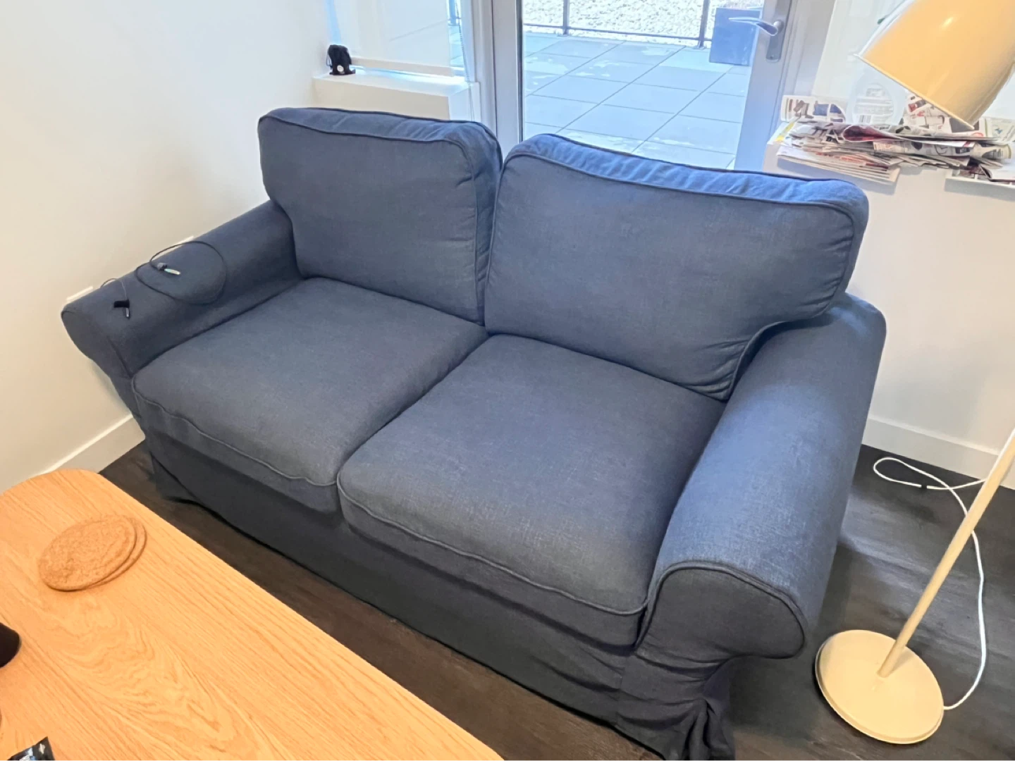 IKEA Blue 2-Seater Sofa - photo 3