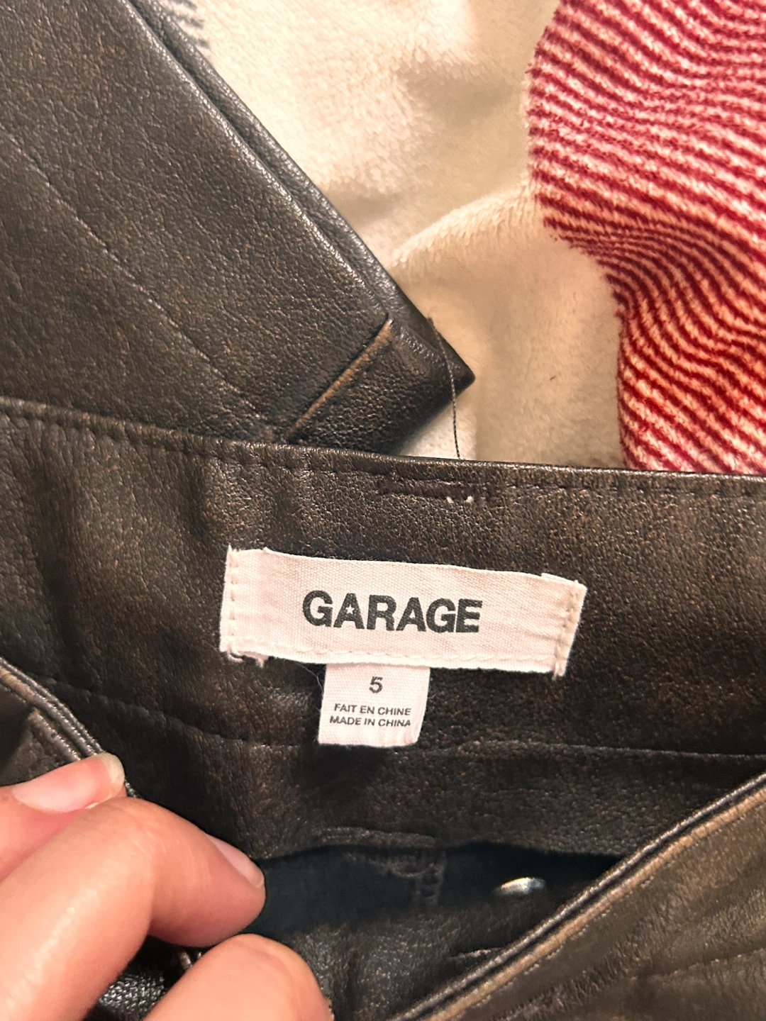 GARAGE Faux Leather Pants - photo 2