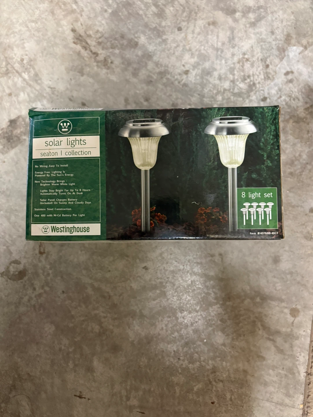 Westinghouse Seaton Collection Solar Lights Set - 8 Lights