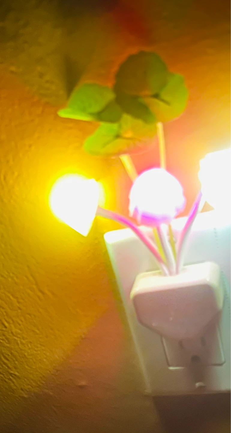 Mushroom Night Light with Leaves - photo 4