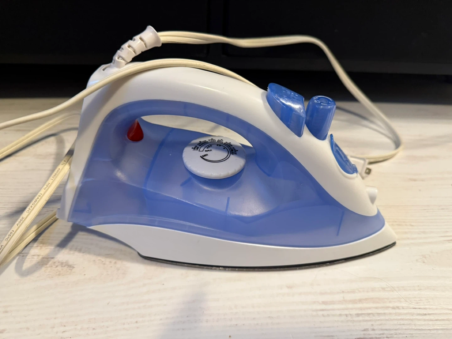 Blue and White Travel Steam Iron - photo 2