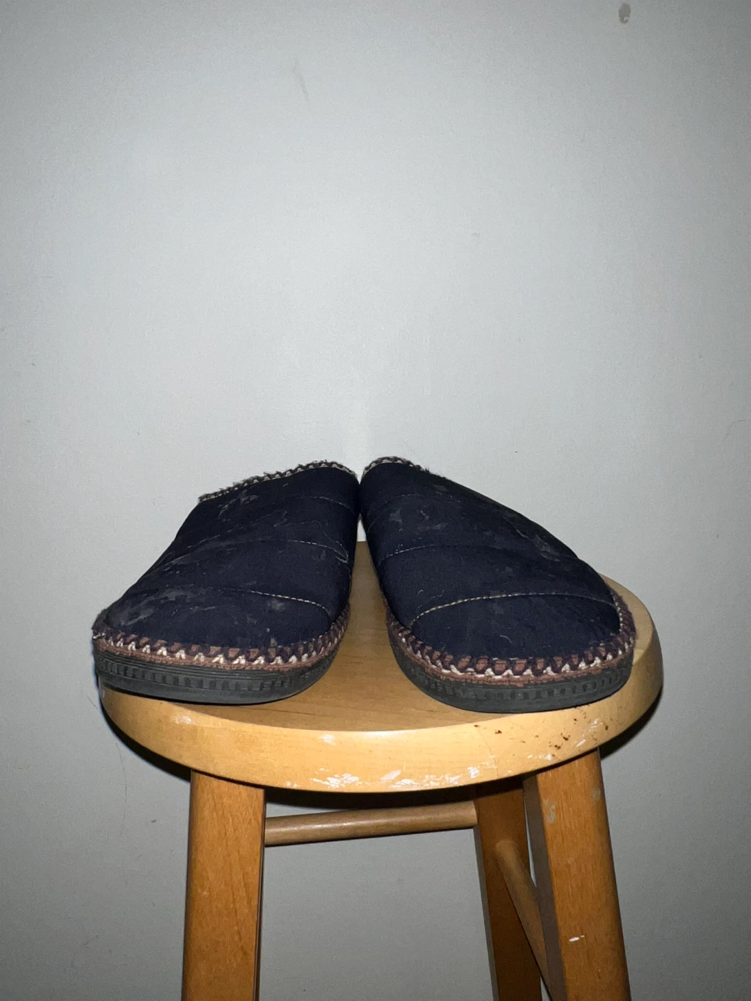 Comfortable Mules Slippers - Blue & Grey - photo 3