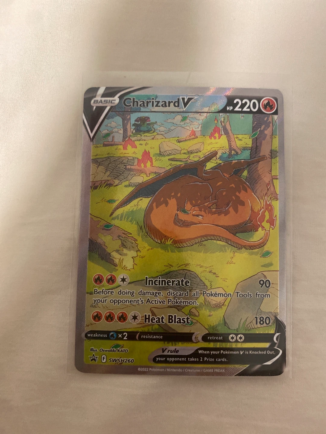Charizard V Trading Card