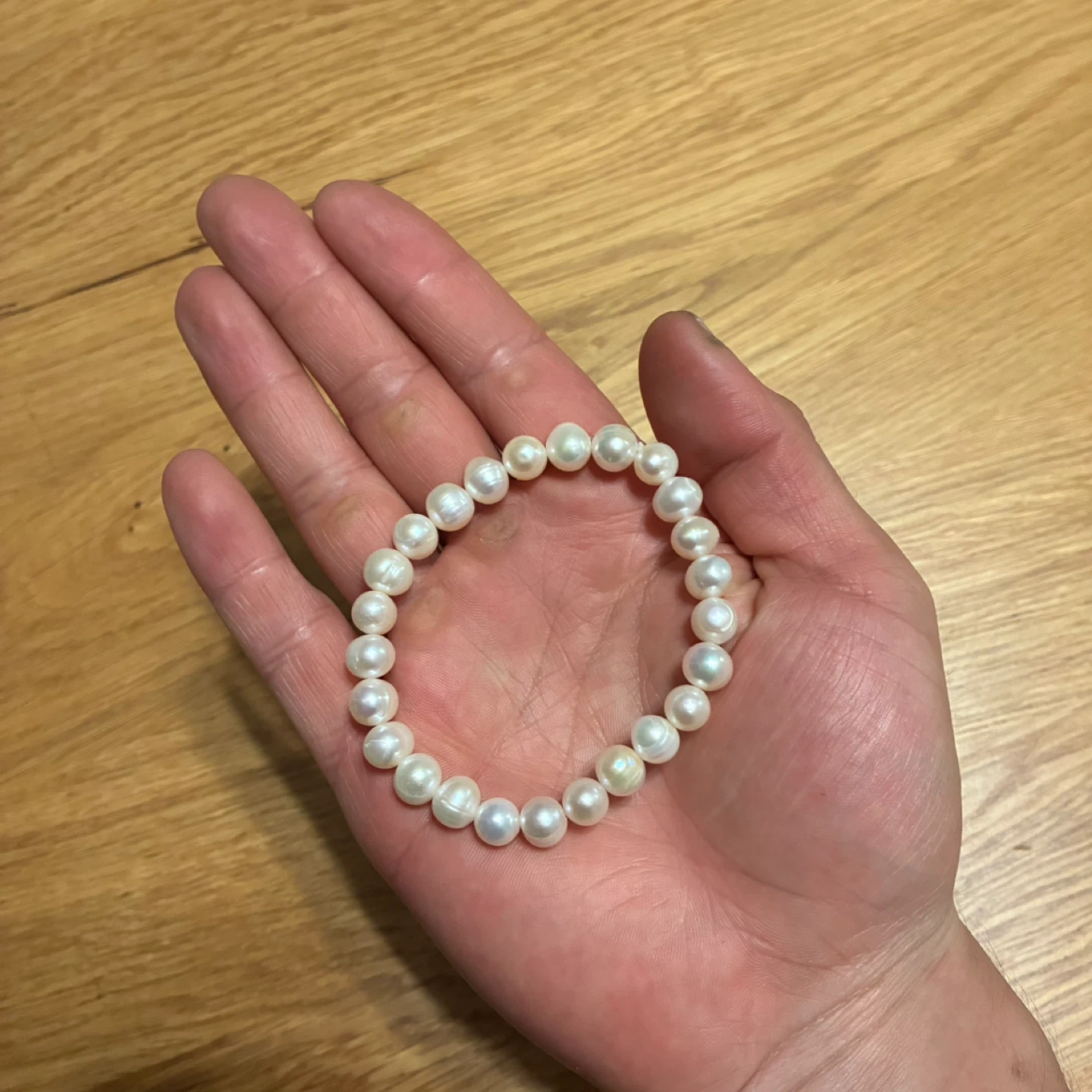 Beautiful ✨ Freshwater Pearl Necklace & Bracelet Set 🤩 - photo 4