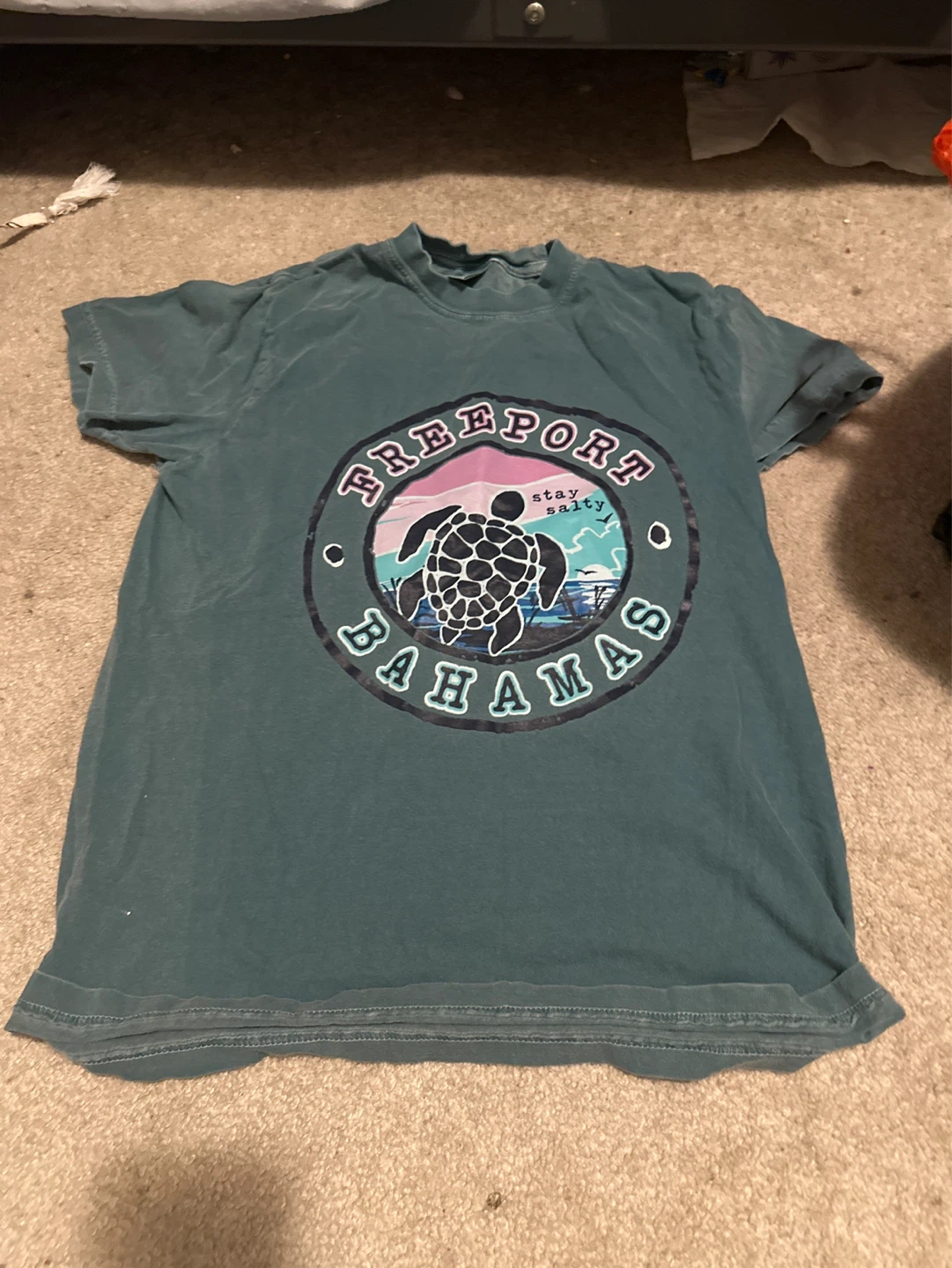 Comfort Colors Freeport Bahamas Turtle T-Shirt