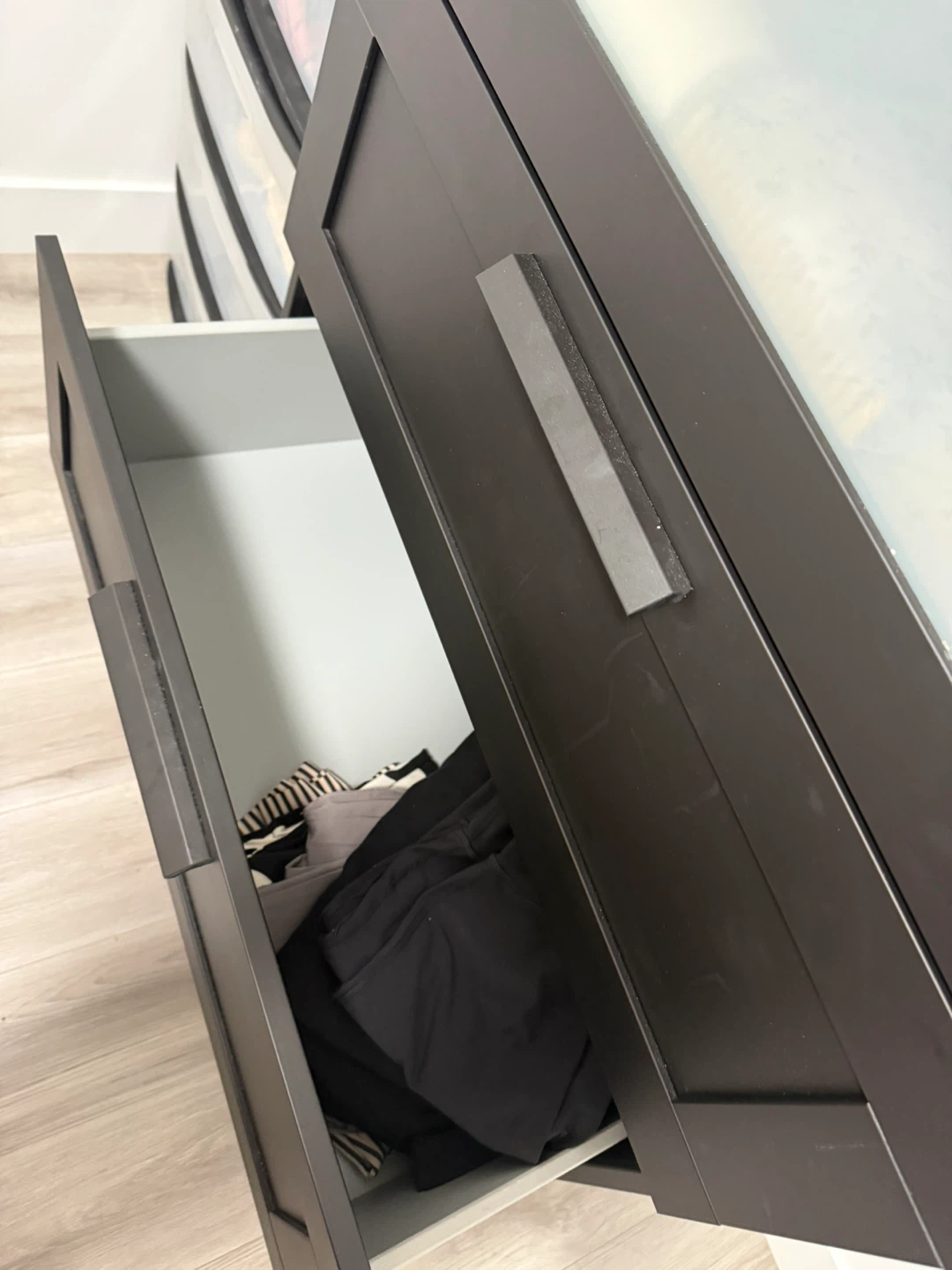 Dark Brown 5-Drawer Dresser - photo 3