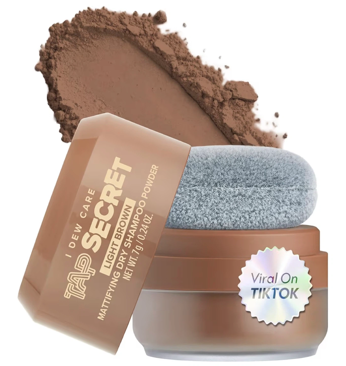 I DEW CARE Mattifying Dry Shampoo Powder (Light Brown)