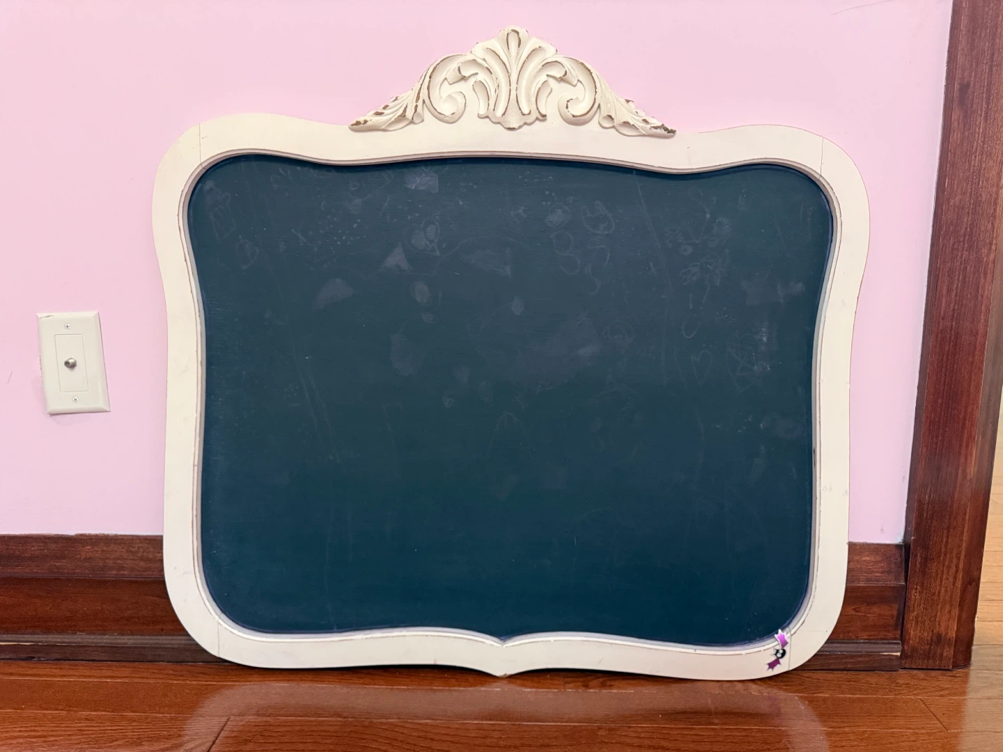 Decorative Chalkboard with Ornate Frame