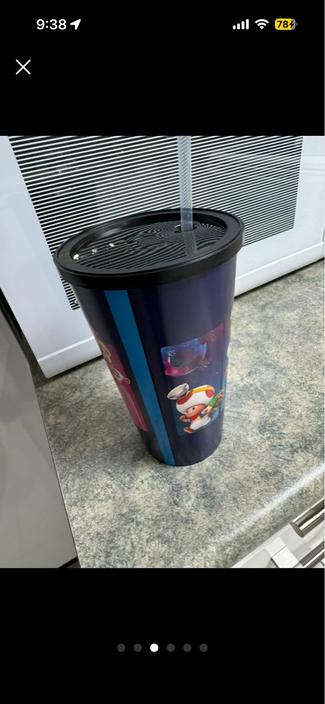 Super Mario Tumbler Cup with Straw - photo 3