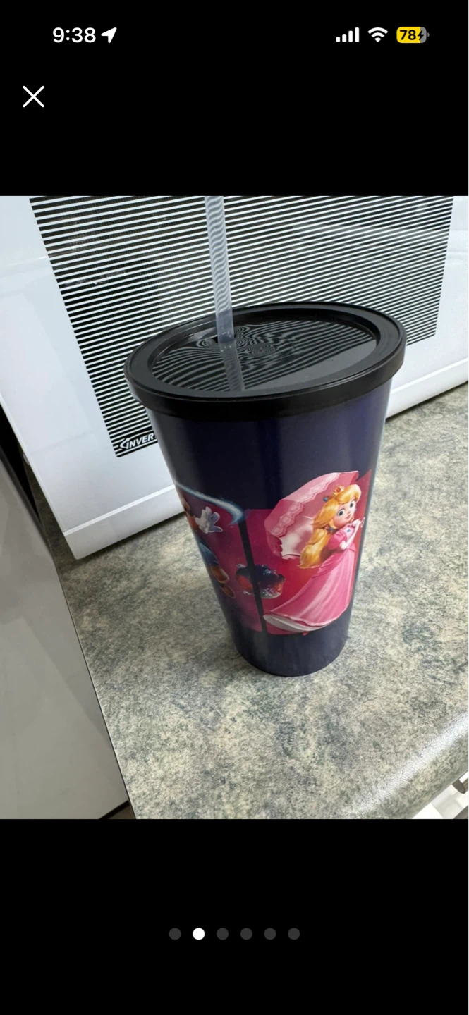 Super Mario Tumbler Cup with Straw - photo 2