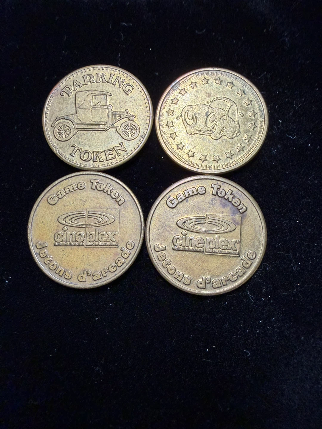 Cineplex Galaxy Game Tokens - Set of 4