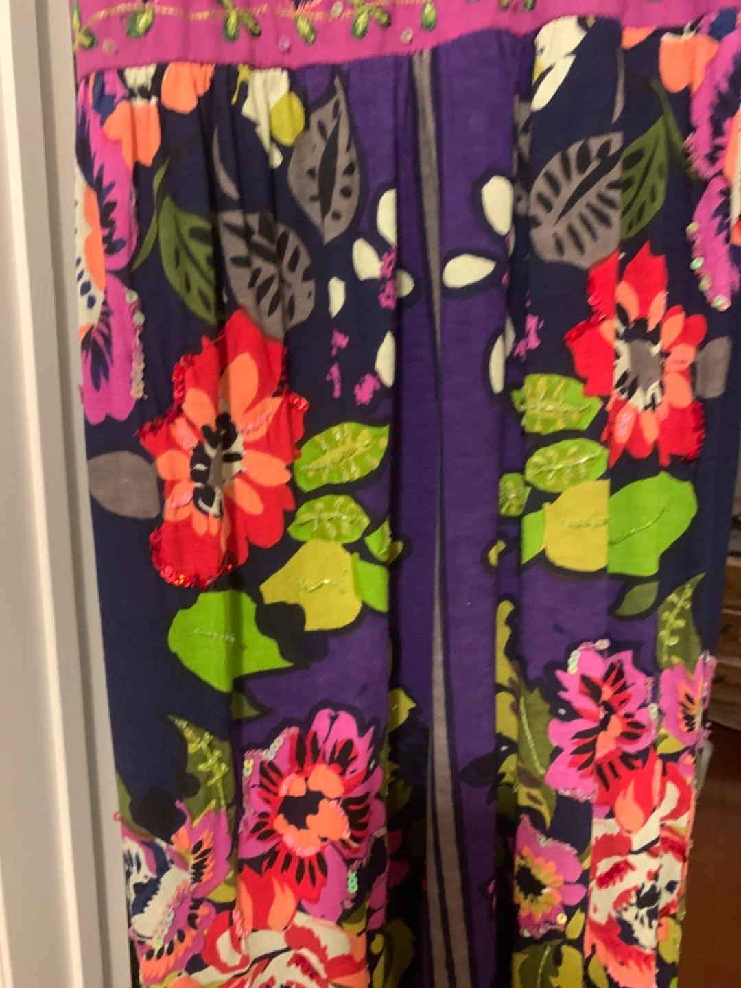 Uttam Boutique Floral Maxi Dress M - photo 3
