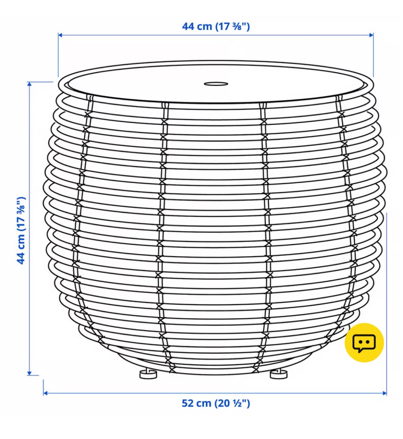 IKEA FÄLSKÄR Outdoor Coffee Table - photo 3