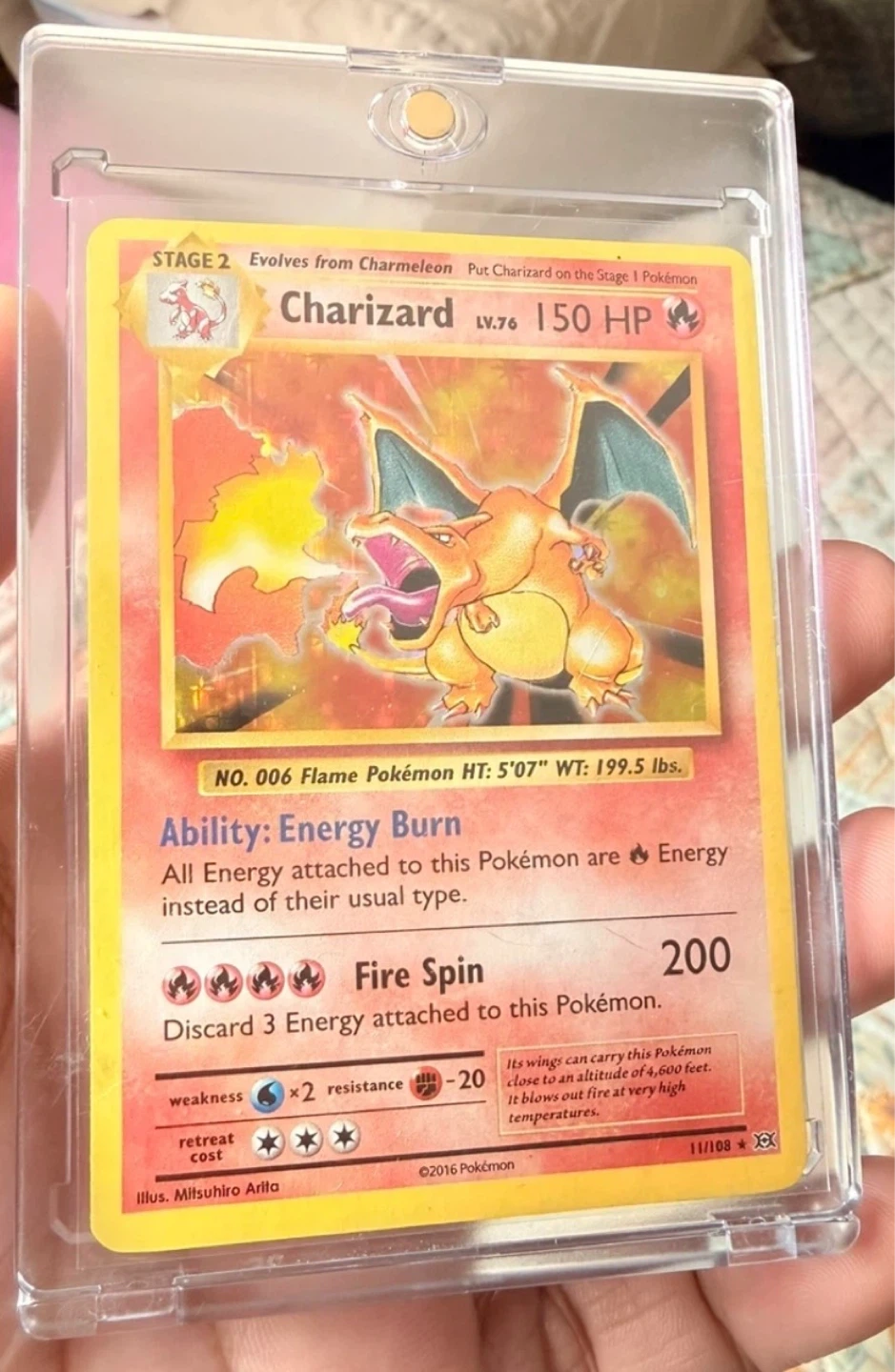 Pokemon Charizard Stage 2 Trading Card