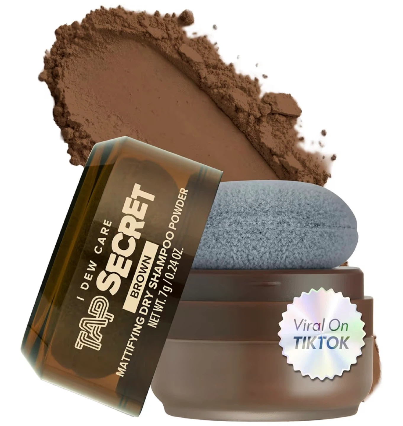 I DEW CARE Tap Secret Mattifying Dry Shampoo Powder (Brown)