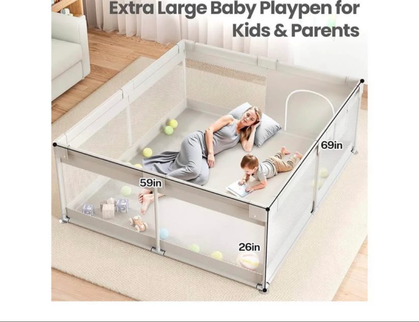 Extra Large Baby Playpen