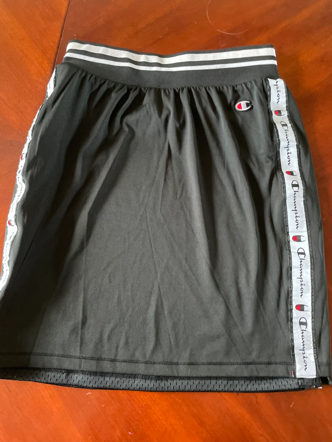 Champion Black Skirt with Logo Tape Size 36