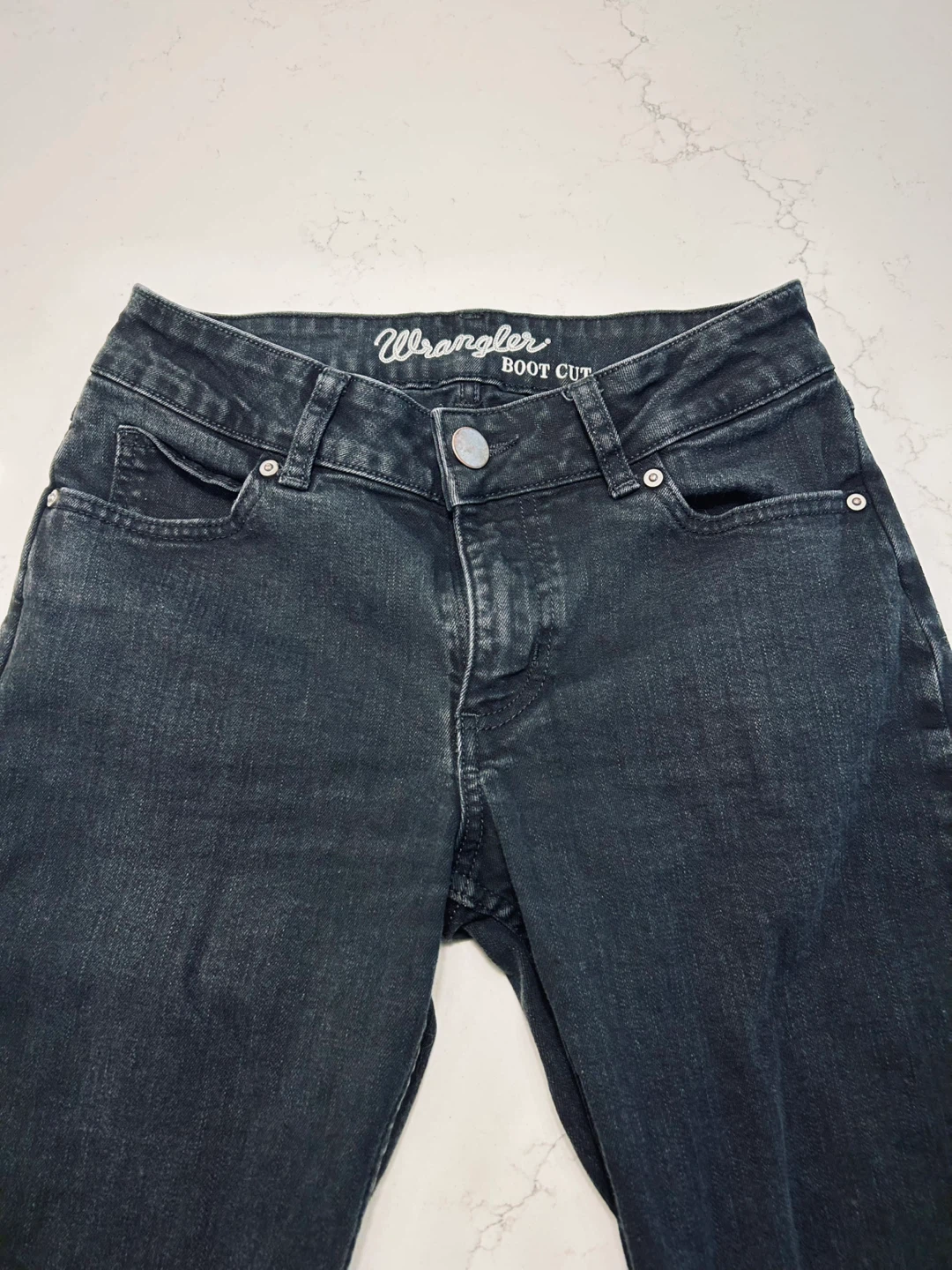 Wrangler Boot Cut Jeans - Black - Size 28x36 - photo 3