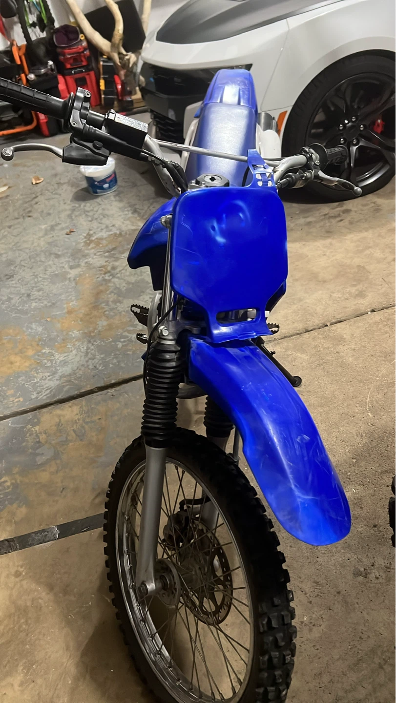 Blue Yamaha Dirt Bike 125 ttr - photo 2