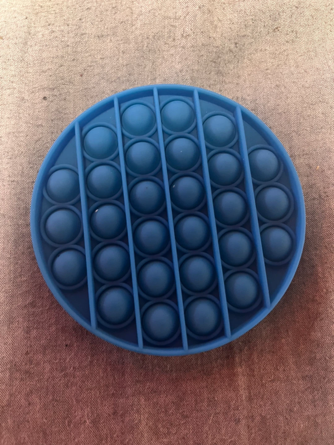 Blue Round Pop It Fidget Toy