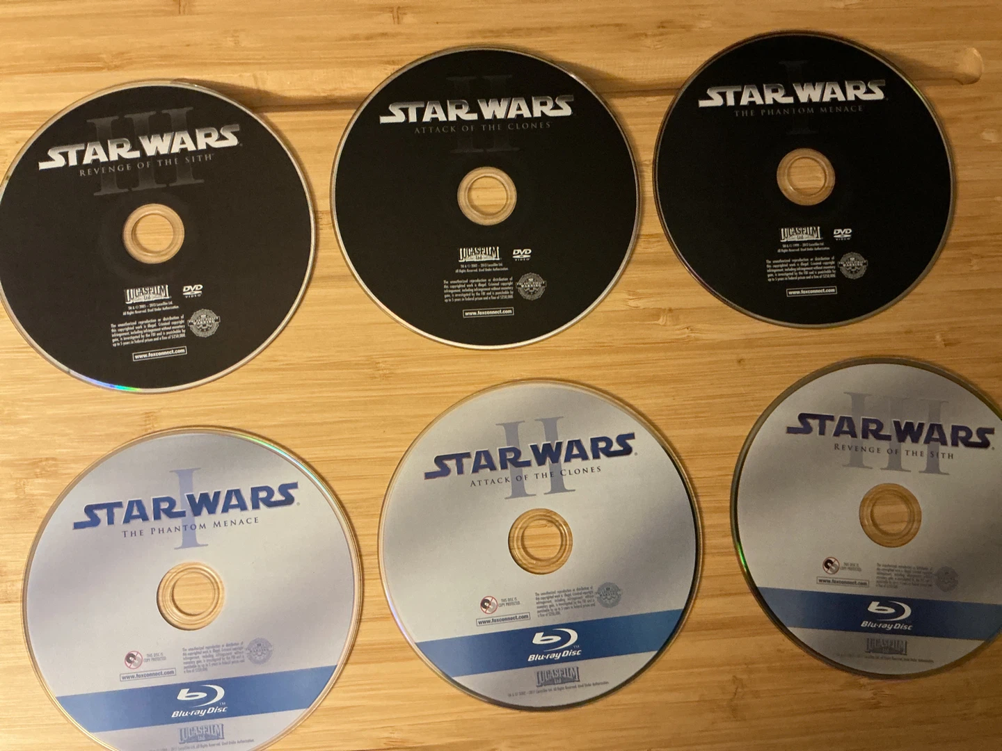 Star Wars: Episodes I, II, & III Blu-Ray + DVD Set - photo 5