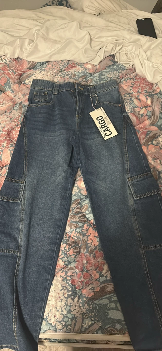 Refuge Denim Cargo Pants Size 03