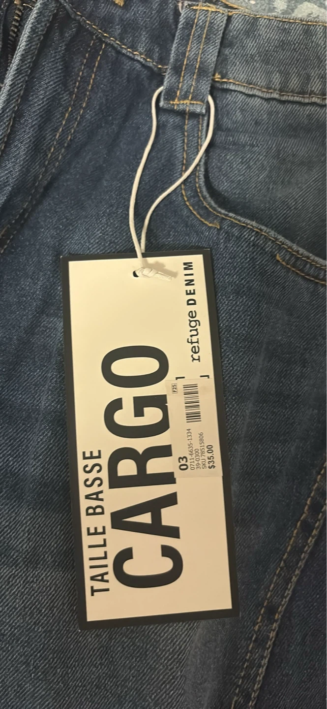 Refuge Denim Cargo Pants Size 03 - photo 2