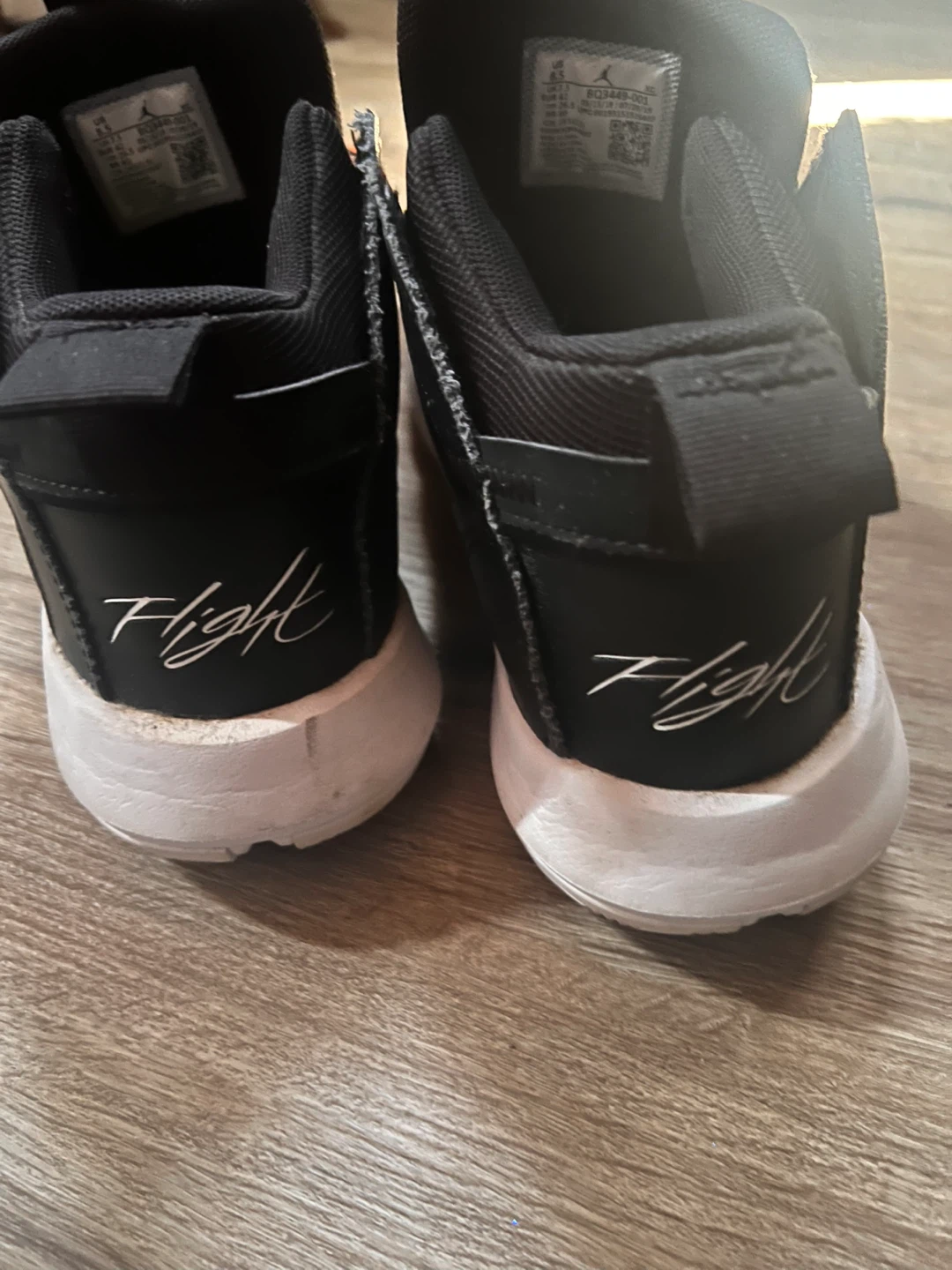 Jordan Flight Black Basketball Shoes - photo 2