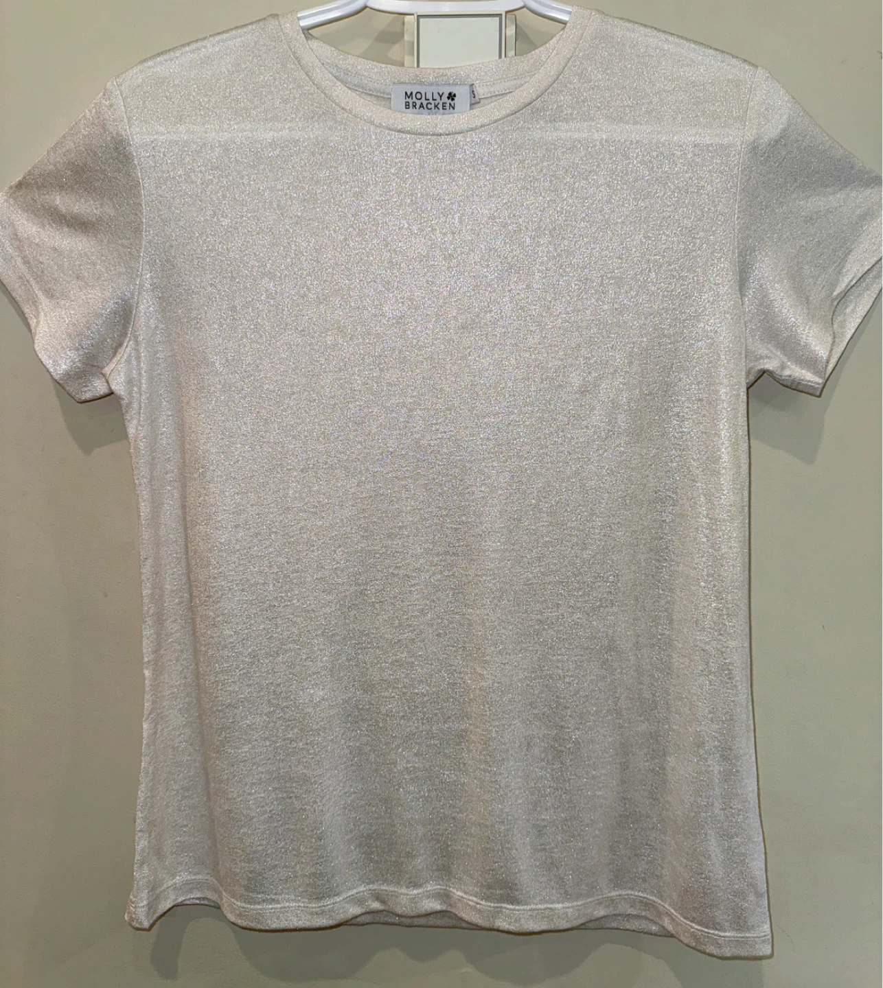 Molly Bracken Sparkly T-Shirt - Size S