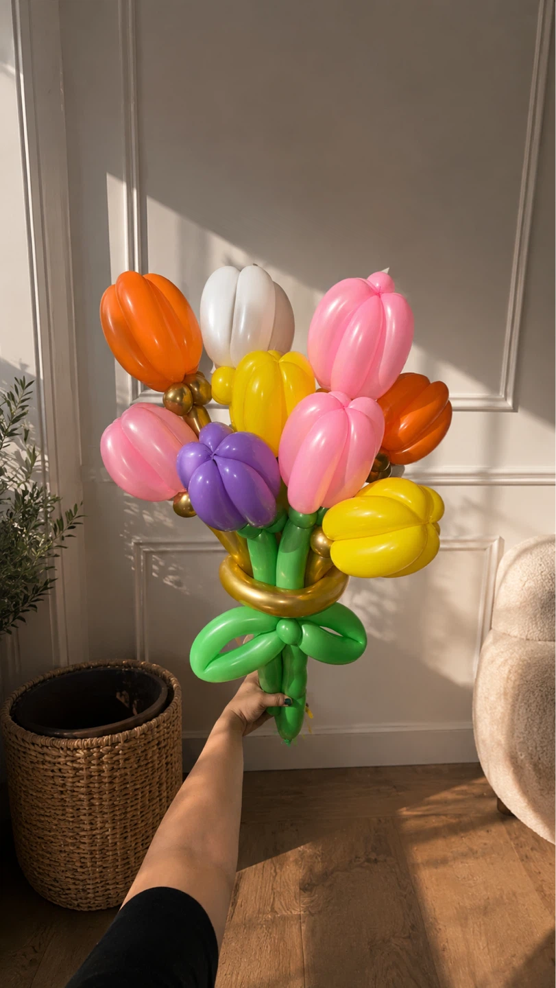 Pink Balloon Flower Arrangement - photo 4