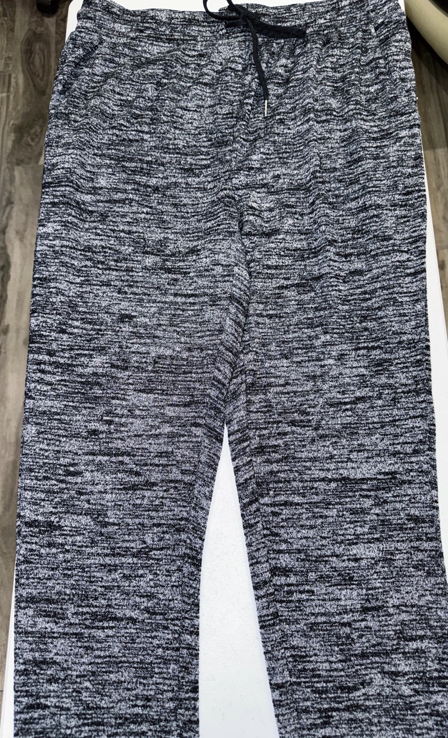 Wilfred size small Marled Grey Joggers