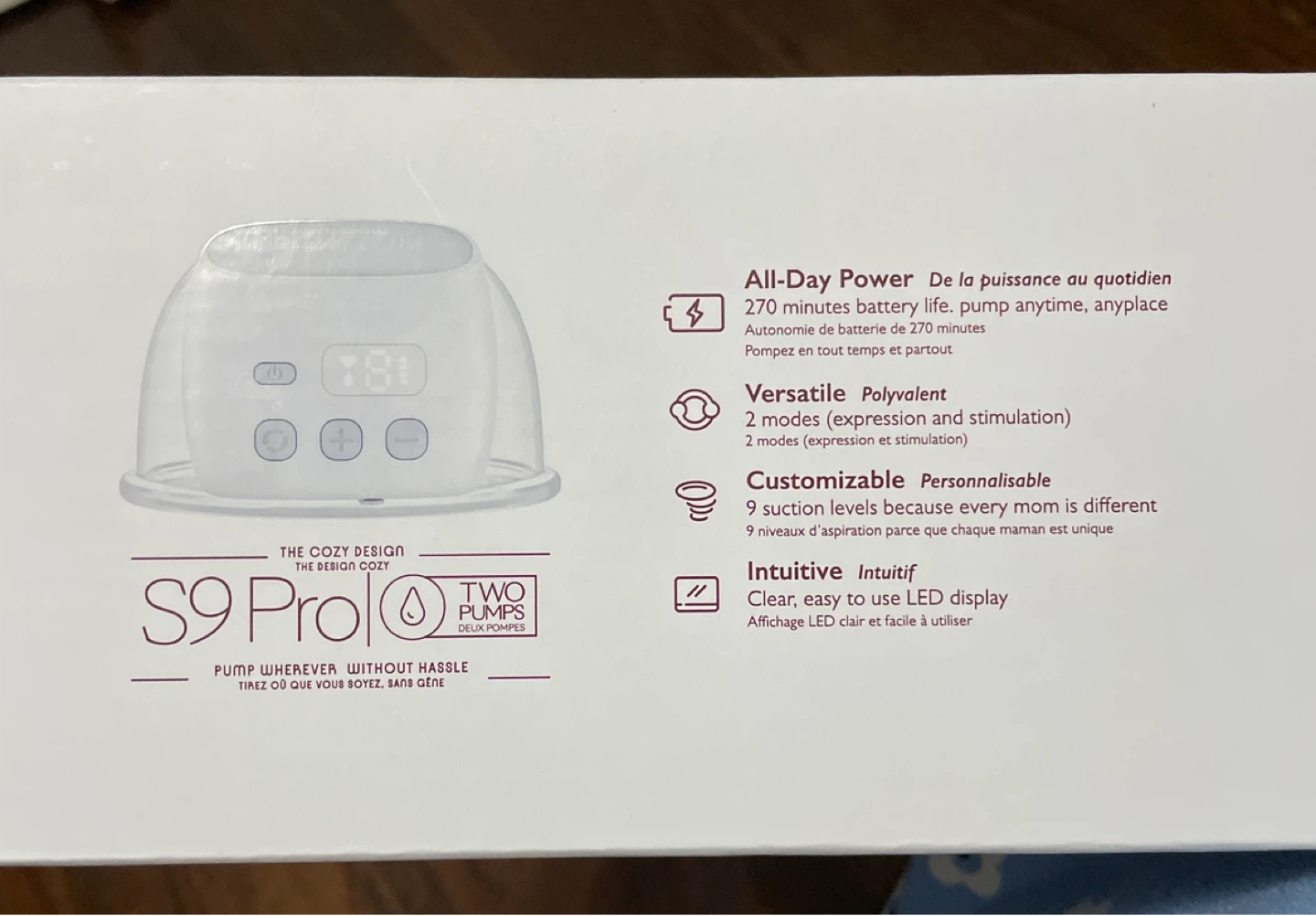 Momcozy S9 Pro Wearable 2 Breast Pump - photo 4