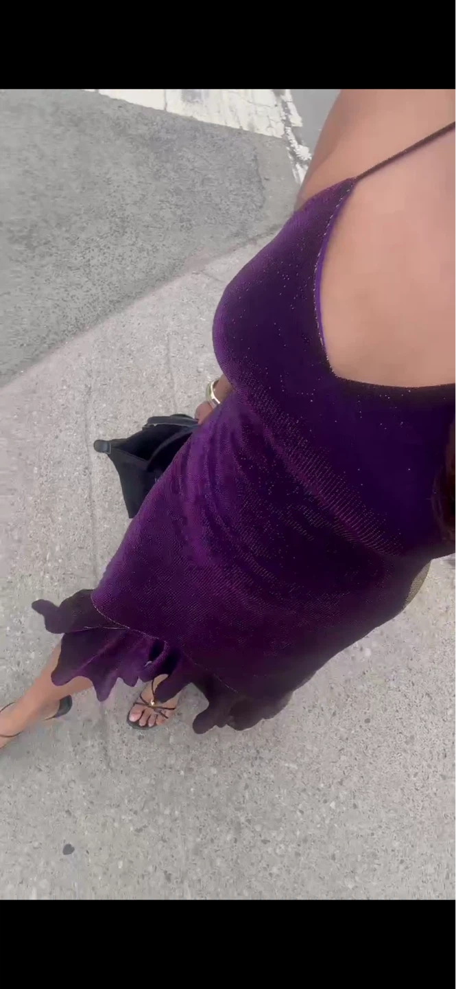 ✨ Vintage Y2K Iridescent Purple Dress ✨