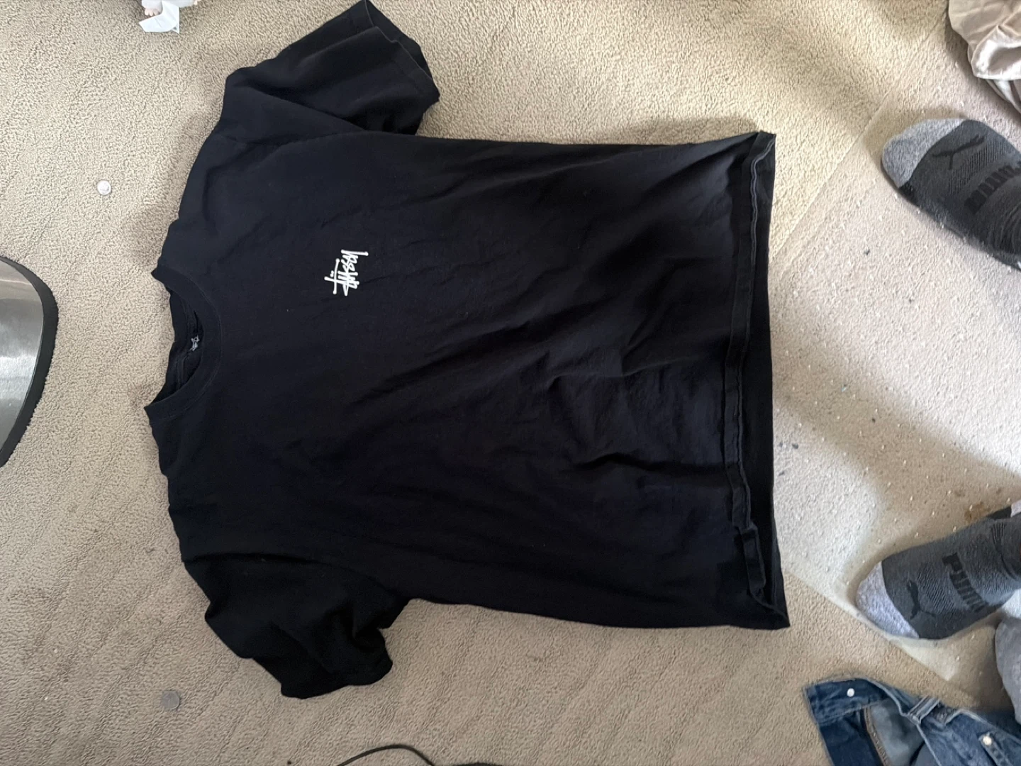 Stüssy Basic Tee - Black / XL
