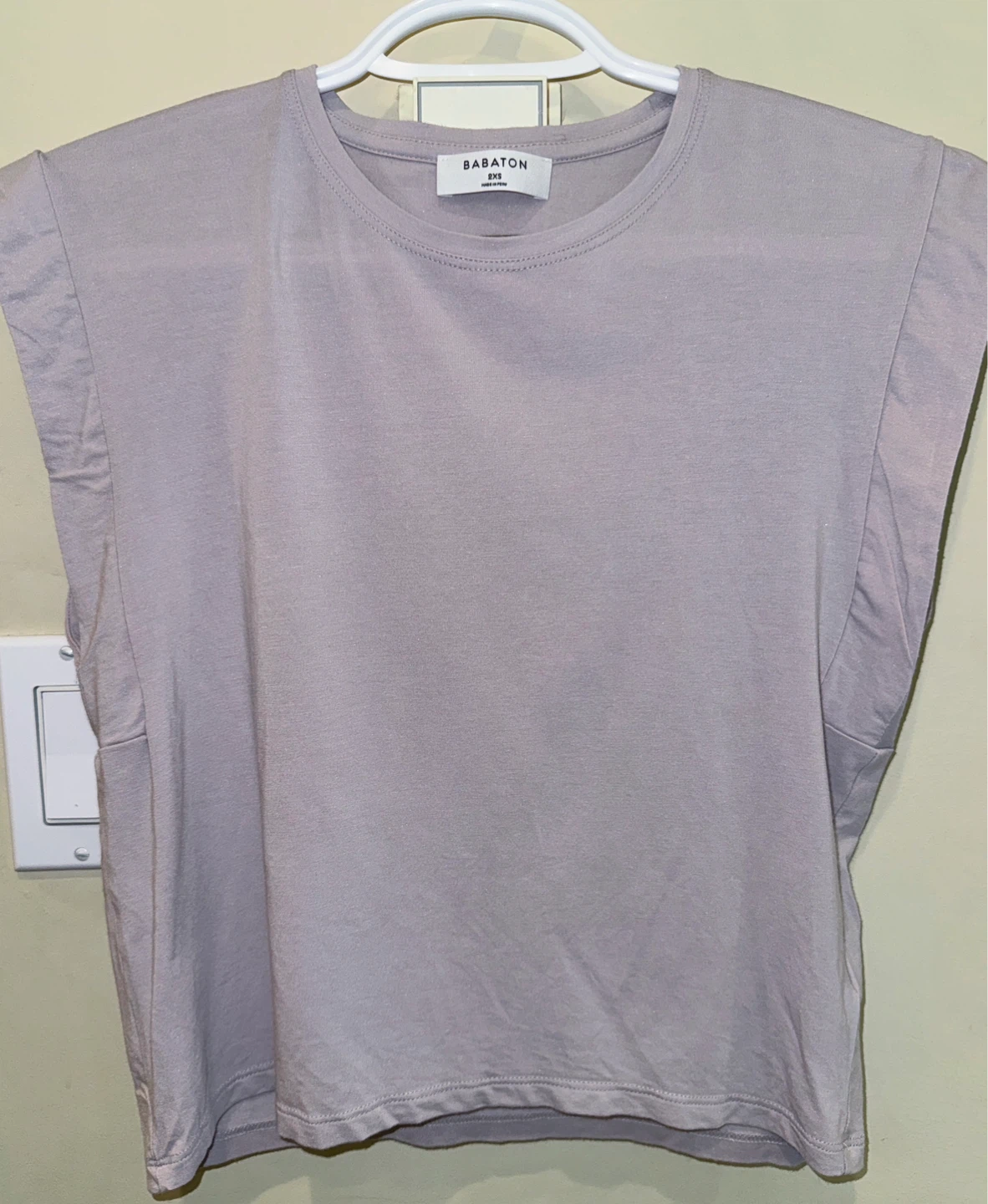 BABATON XXS Lavender Muscle Tank Top