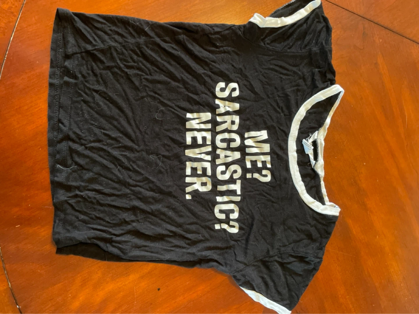 Black Ringer T-Shirt