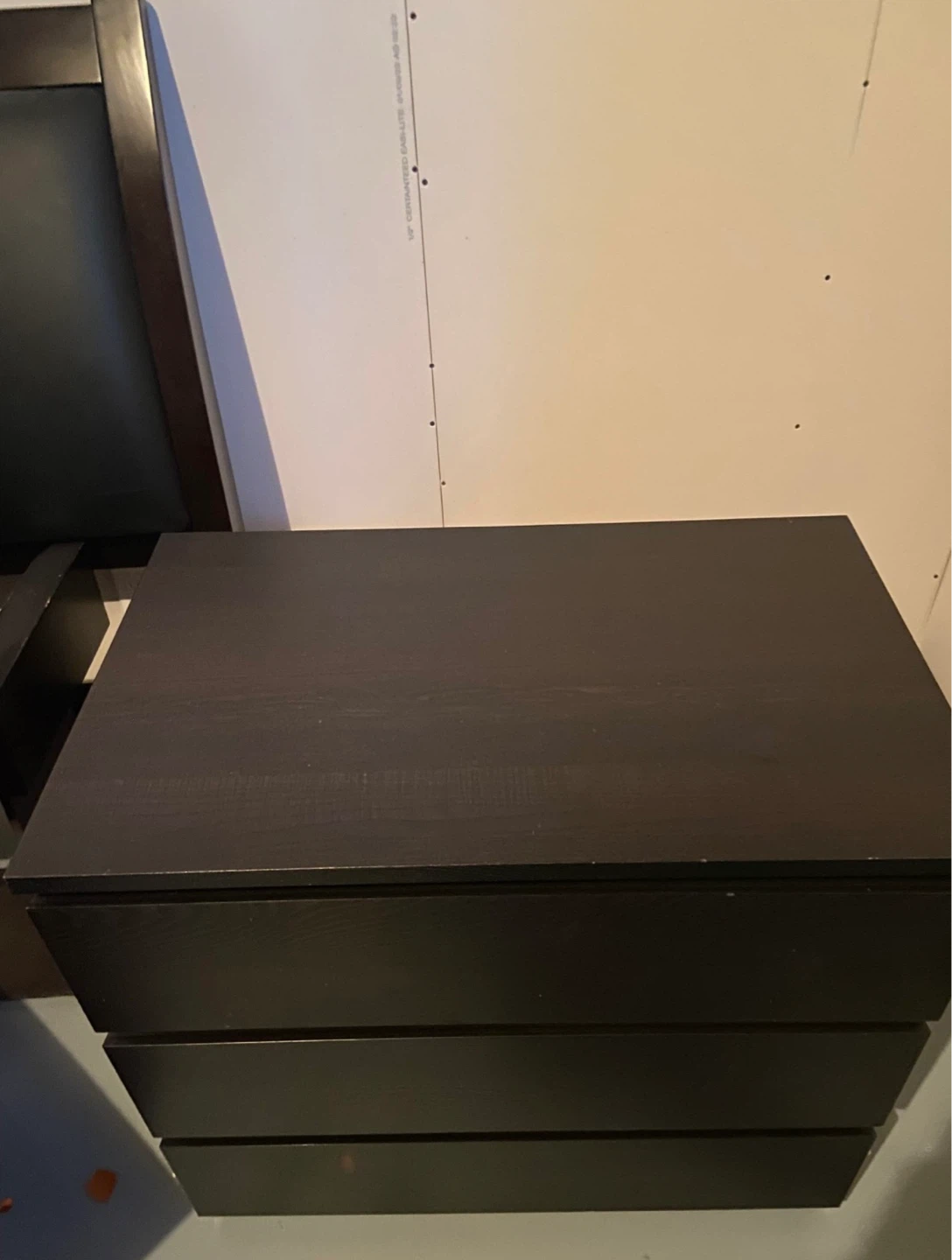 IKEA 3 drawer malm dresser - photo 2