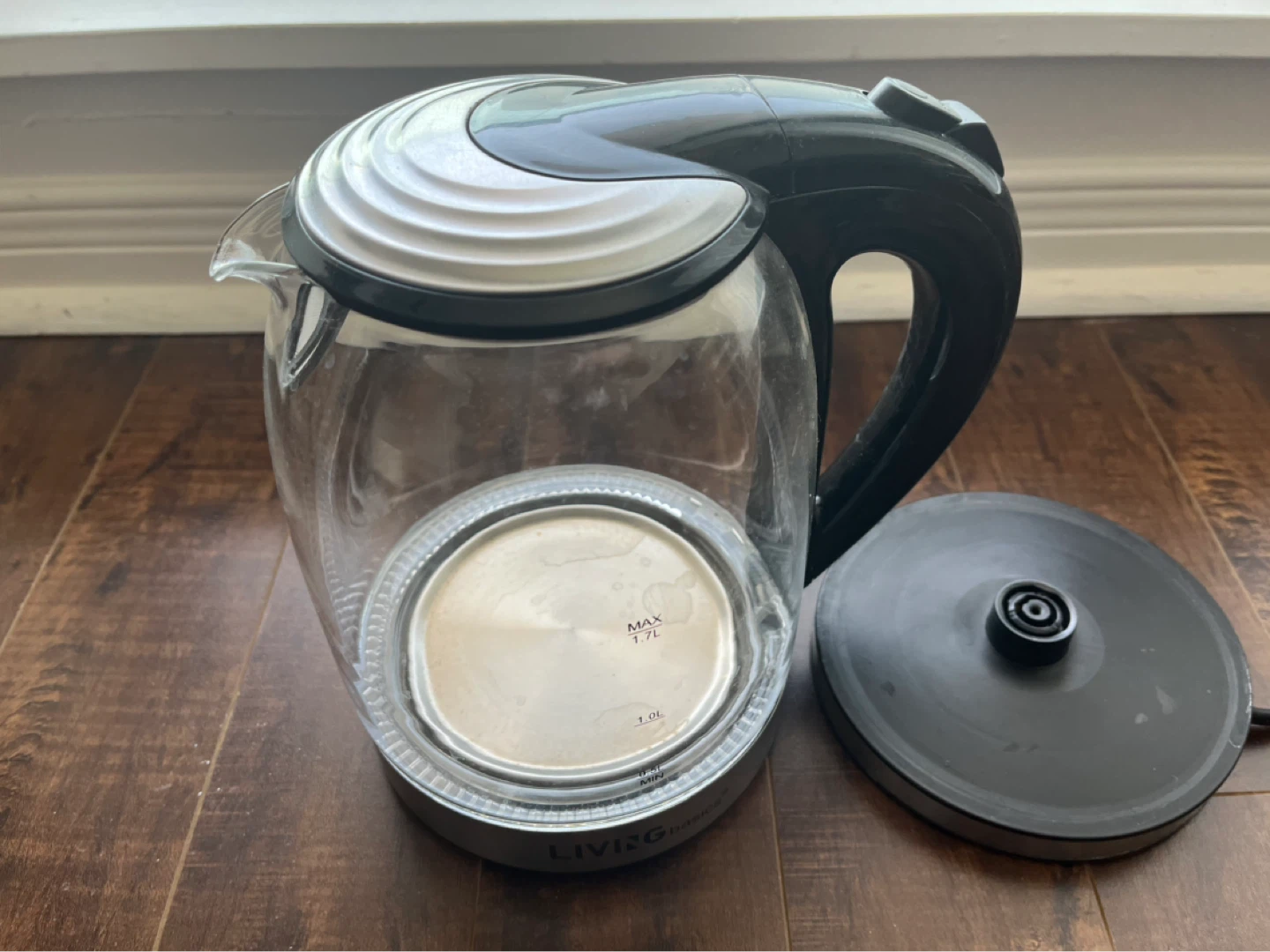 LIVINGbasics 1.7 L Glass Electric Kettle - photo 2