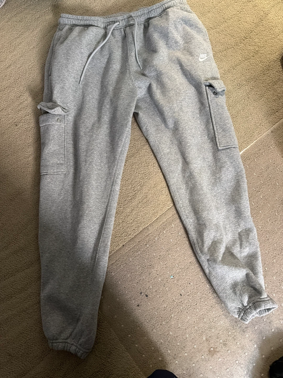 Nike Grey Cargo Sweatpants