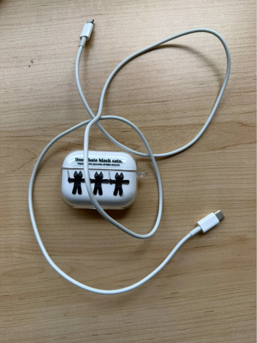 AirPod Pro first generation with case and charging cable