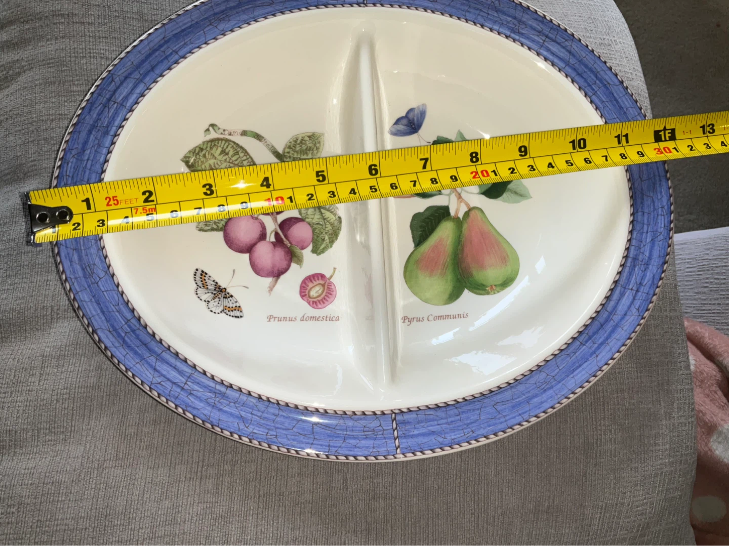 Wedgwood Sarah's Garden Divided Serving Dish 1997 - photo 4