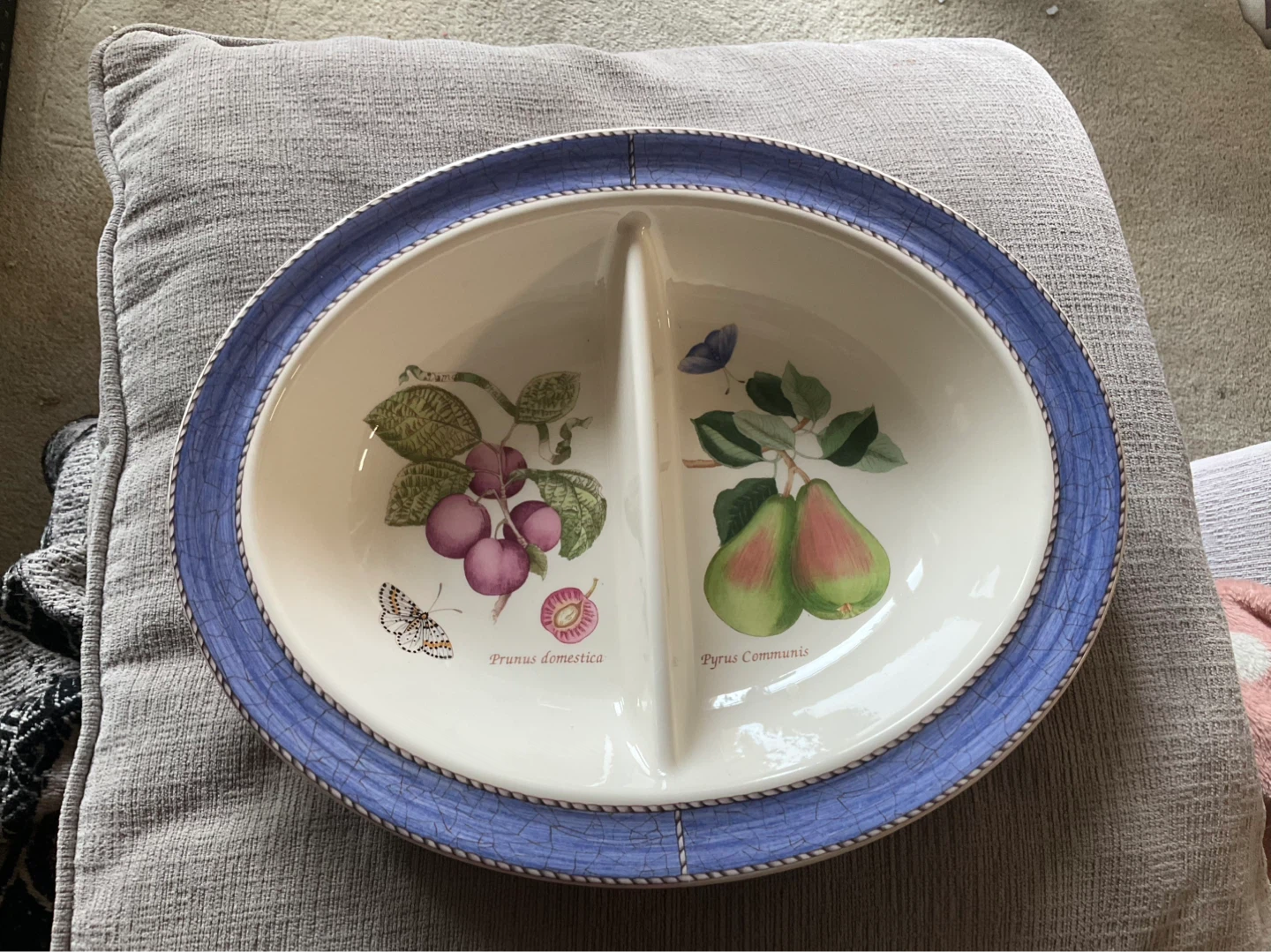 Wedgwood Sarah's Garden Divided Serving Dish 1997