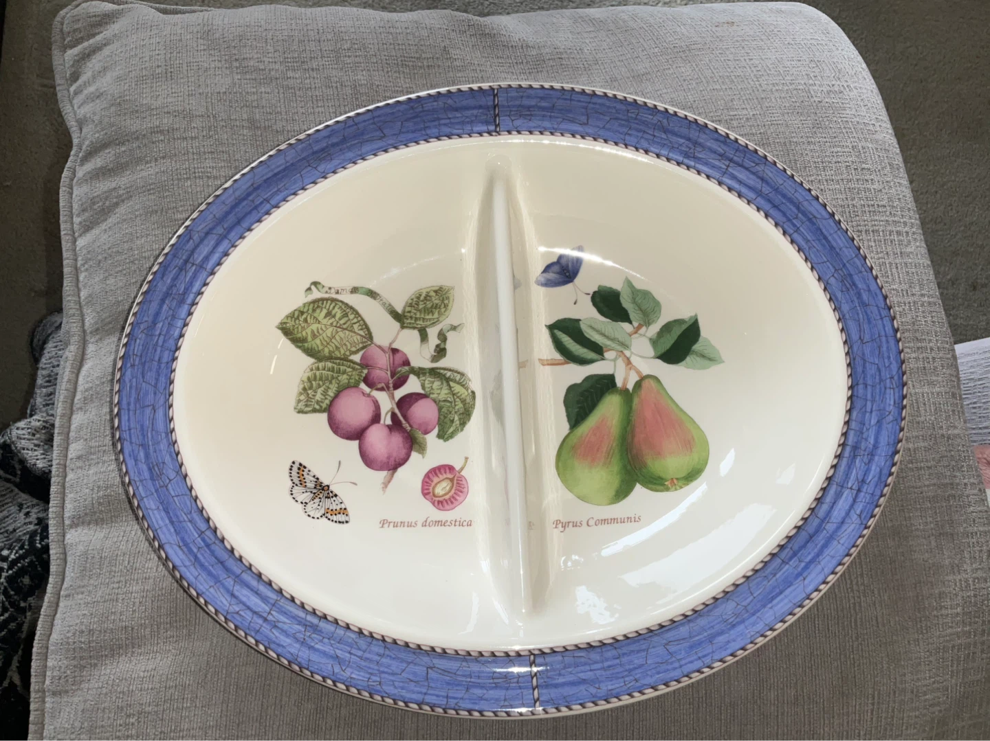 Wedgwood Sarah's Garden Divided Serving Dish 1997 - photo 2