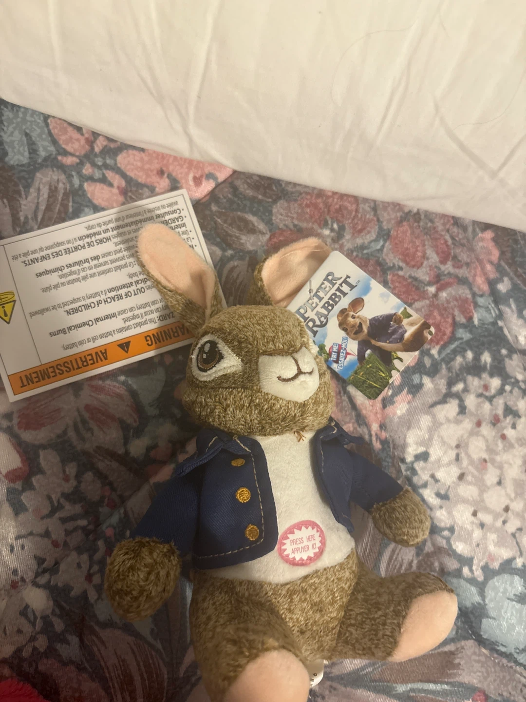 Peter Rabbit Plush Toy with Sound