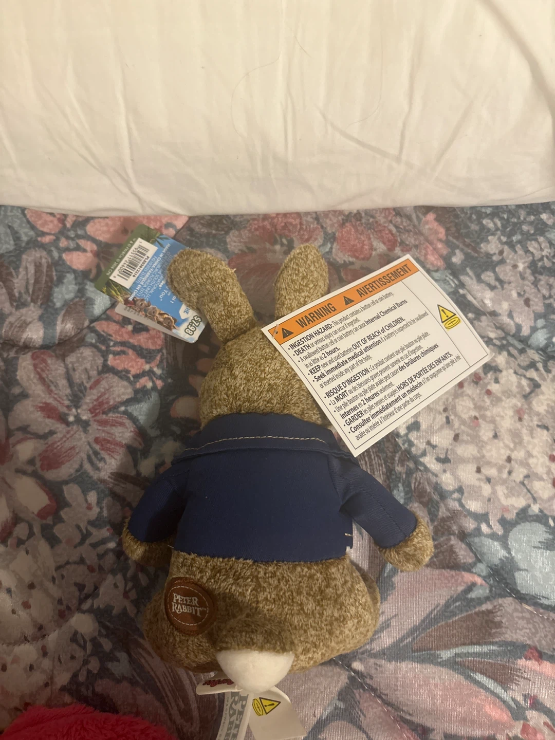 Peter Rabbit Plush Toy with Sound - photo 2