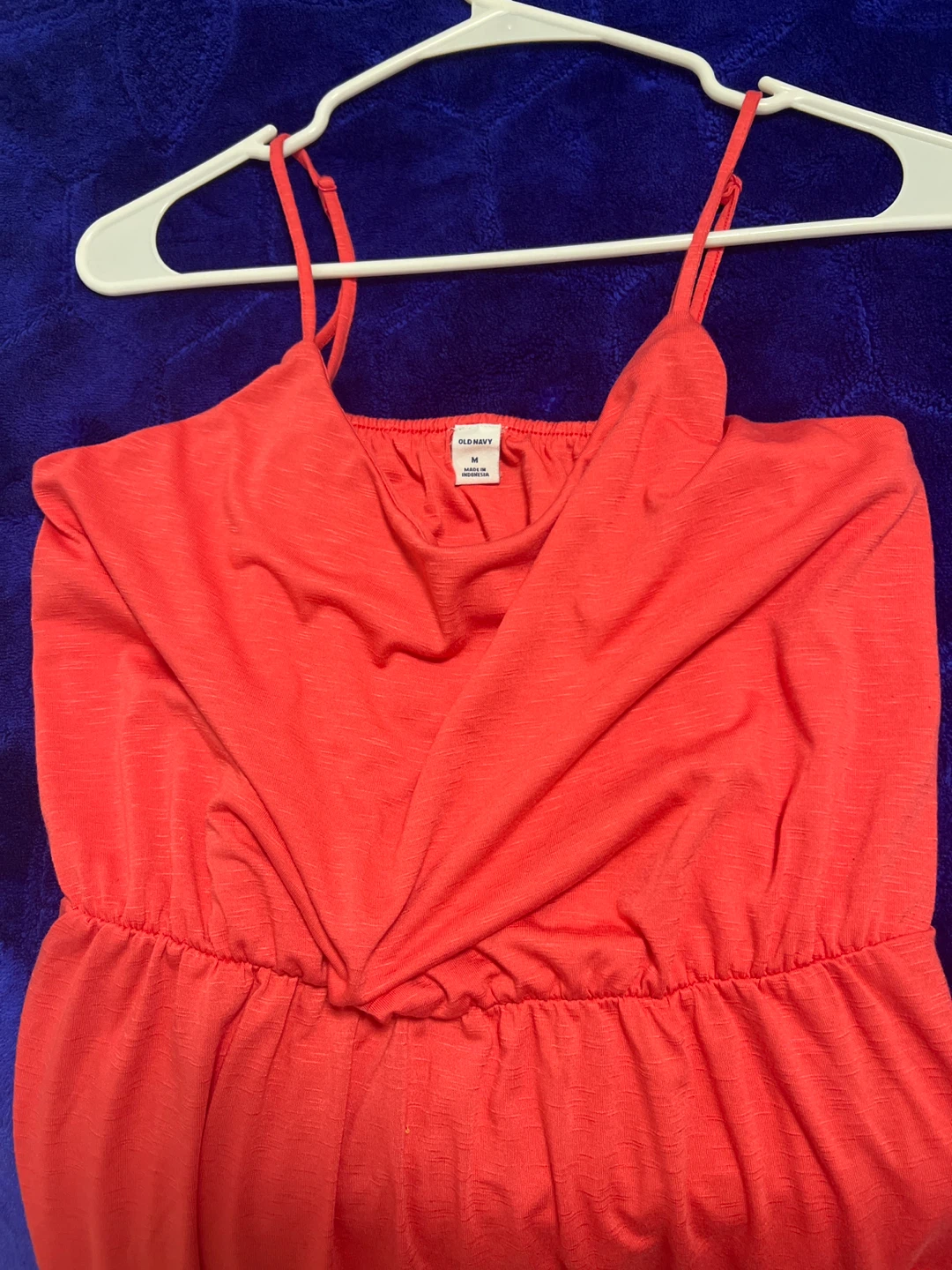 Old Navy Coral Jersey Knit Spaghetti Strap Dress - photo 3